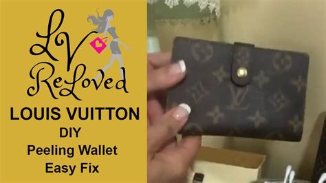 lv wallet button lose repair